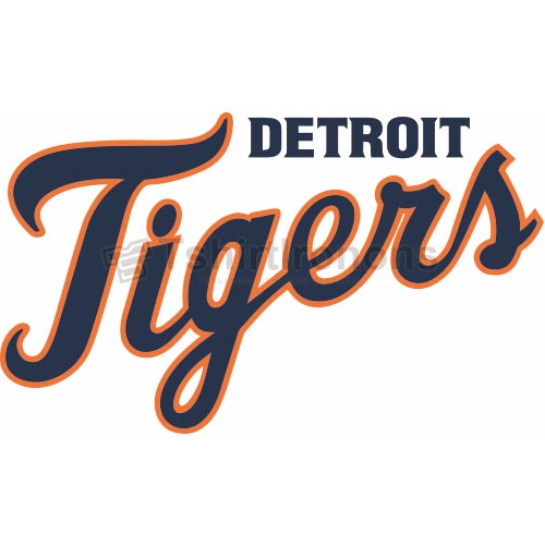 Detroit Tigers T-shirts Iron On Transfers N1582 - Click Image to Close